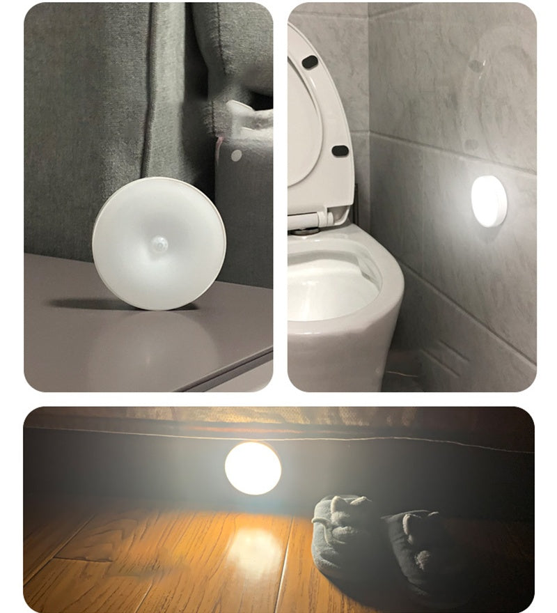 Intelligent Human Body Infrared Induction Night Light LED Charging Magnetic Suction